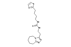 1-[2-(6,7,8,9-tetrahydro-5H-[1,2,4]triazolo[4,3-a]azepin-3-yl)ethyl]-3-(4-thiazol-2-ylbutyl)urea