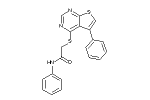 N-phenyl-2-[(5-phenylthieno[2,3-d]pyrimidin-4-yl)thio]acetamide