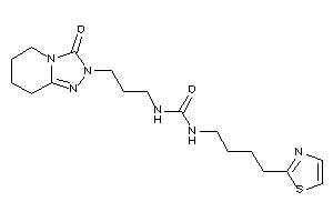 1-[3-(3-keto-5,6,7,8-tetrahydro-[1,2,4]triazolo[4,3-a]pyridin-2-yl)propyl]-3-(4-thiazol-2-ylbutyl)urea