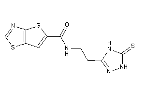 Image of N-[2-(5-thioxo-1,4-dihydro-1,2,4-triazol-3-yl)ethyl]thieno[2,3-d]thiazole-5-carboxamide