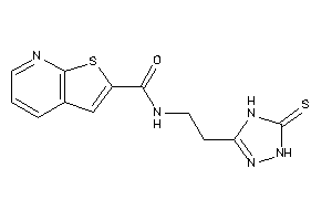 N-[2-(5-thioxo-1,4-dihydro-1,2,4-triazol-3-yl)ethyl]thieno[2,3-b]pyridine-2-carboxamide