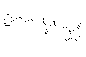 Image of 1-[2-(2,4-diketothiazolidin-3-yl)ethyl]-3-(4-thiazol-2-ylbutyl)urea