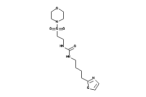 1-(2-morpholinosulfonylethyl)-3-(4-thiazol-2-ylbutyl)urea