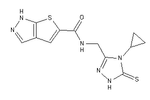 Image of N-[(4-cyclopropyl-5-thioxo-1H-1,2,4-triazol-3-yl)methyl]-1H-thieno[2,3-c]pyrazole-5-carboxamide