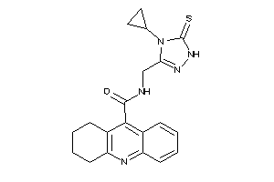 N-[(4-cyclopropyl-5-thioxo-1H-1,2,4-triazol-3-yl)methyl]-1,2,3,4-tetrahydroacridine-9-carboxamide