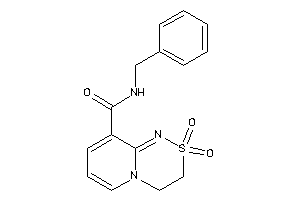 N-benzyl-2,2-diketo-3,4-dihydropyrido[2,1-c][1,2,4]thiadiazine-9-carboxamide