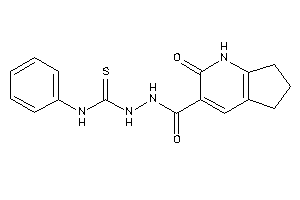 1-[(2-keto-1,5,6,7-tetrahydro-1-pyrindine-3-carbonyl)amino]-3-phenyl-thiourea