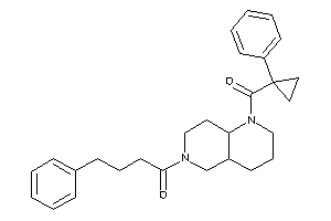 4-phenyl-1-[1-(1-phenylcyclopropanecarbonyl)-2,3,4,4a,5,7,8,8a-octahydro-1,6-naphthyridin-6-yl]butan-1-one