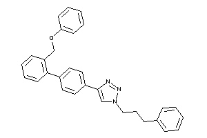 4-[4-[2-(phenoxymethyl)phenyl]phenyl]-1-(3-phenylpropyl)triazole