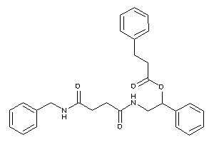 Image of 3-phenylpropionic Acid [2-[[4-(benzylamino)-4-keto-butanoyl]amino]-1-phenyl-ethyl] Ester