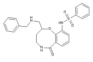 N-[2-[(benzylamino)methyl]-6-keto-2,3,4,5-tetrahydro-1,5-benzoxazocin-10-yl]benzenesulfonamide