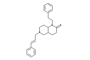 6-cinnamyl-1-phenethyl-4,4a,5,7,8,8a-hexahydro-3H-1,6-naphthyridin-2-one