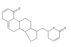 2-[(1-keto-4,7,8,9,10,11,12,13,14,15,16,17-dodecahydrocyclopenta[a]phenanthren-17-yl)methyl]-2,3-dihydropyran-6-one