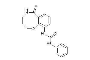 1-(6-keto-2,3,4,5-tetrahydro-1,5-benzoxazocin-10-yl)-3-phenyl-urea