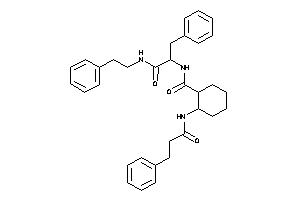 Image of N-[1-benzyl-2-keto-2-(phenethylamino)ethyl]-2-(hydrocinnamoylamino)cyclohexanecarboxamide