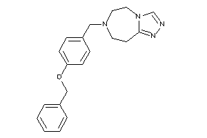 7-(4-benzoxybenzyl)-5,6,8,9-tetrahydro-[1,2,4]triazolo[3,4-g][1,4]diazepine