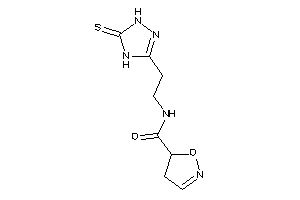N-[2-(5-thioxo-1,4-dihydro-1,2,4-triazol-3-yl)ethyl]-2-isoxazoline-5-carboxamide