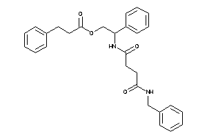Image of 3-phenylpropionic Acid [2-[[4-(benzylamino)-4-keto-butanoyl]amino]-2-phenyl-ethyl] Ester