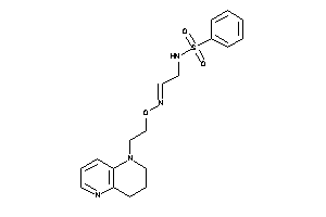 Image of N-[2-[2-(3,4-dihydro-2H-1,5-naphthyridin-1-yl)ethyloximino]ethyl]benzenesulfonamide