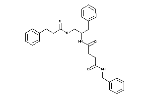 3-phenylpropionic Acid [2-[[4-(benzylamino)-4-keto-butanoyl]amino]-3-phenyl-propyl] Ester