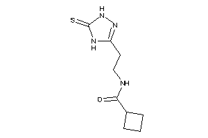 N-[2-(5-thioxo-1,4-dihydro-1,2,4-triazol-3-yl)ethyl]cyclobutanecarboxamide
