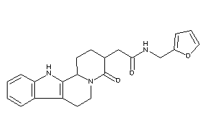 N-(2-furfuryl)-2-(4-keto-2,3,6,7,12,12b-hexahydro-1H-pyrido[2,1-a]$b-carbolin-3-yl)acetamide