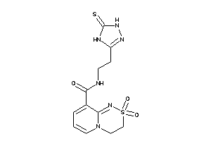 2,2-diketo-N-[2-(5-thioxo-1,4-dihydro-1,2,4-triazol-3-yl)ethyl]-3,4-dihydropyrido[2,1-c][1,2,4]thiadiazine-9-carboxamide