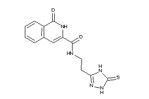 1-keto-N-[2-(5-thioxo-1,4-dihydro-1,2,4-triazol-3-yl)ethyl]-2H-isoquinoline-3-carboxamide
