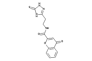 Image of 4-keto-N-[2-(5-thioxo-1,4-dihydro-1,2,4-triazol-3-yl)ethyl]chromene-2-carboxamide