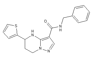 N-benzyl-5-(2-thienyl)-4,5,6,7-tetrahydropyrazolo[1,5-a]pyrimidine-3-carboxamide