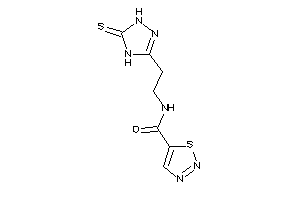 N-[2-(5-thioxo-1,4-dihydro-1,2,4-triazol-3-yl)ethyl]thiadiazole-5-carboxamide