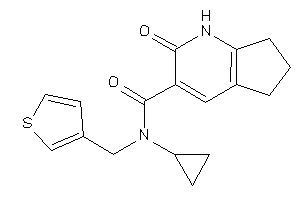 N-cyclopropyl-2-keto-N-(3-thenyl)-1,5,6,7-tetrahydro-1-pyrindine-3-carboxamide