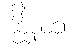 Image of N-benzyl-2-(1-indan-2-yl-3-keto-piperazin-2-yl)acetamide