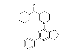 Image of [1-(2-phenyl-6,7-dihydro-5H-cyclopenta[d]pyrimidin-4-yl)-3-piperidyl]-piperidino-methanone
