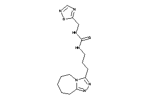 Image of 1-(1,2,4-oxadiazol-5-ylmethyl)-3-[3-(6,7,8,9-tetrahydro-5H-[1,2,4]triazolo[4,3-a]azepin-3-yl)propyl]urea