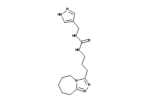 1-(1H-pyrazol-4-ylmethyl)-3-[3-(6,7,8,9-tetrahydro-5H-[1,2,4]triazolo[4,3-a]azepin-3-yl)propyl]urea