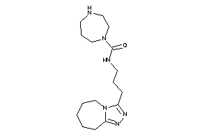 N-[3-(6,7,8,9-tetrahydro-5H-[1,2,4]triazolo[4,3-a]azepin-3-yl)propyl]-1,4-diazepane-1-carboxamide