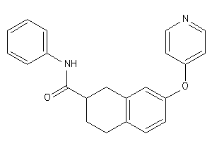 N-phenyl-7-(4-pyridyloxy)tetralin-2-carboxamide