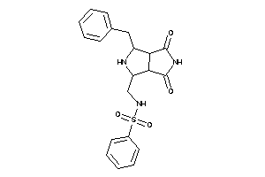 N-[(4-benzyl-1,3-diketo-4,5,6,6a-tetrahydro-3aH-pyrrolo[3,4-c]pyrrol-6-yl)methyl]benzenesulfonamide