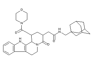 N-(1-adamantylmethyl)-2-[4-keto-1-(morpholine-4-carbonyl)-2,3,6,7,12,12b-hexahydro-1H-pyrido[2,1-a]$b-carbolin-3-yl]acetamide