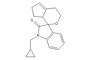 Image of 1'-(cyclopropylmethyl)spiro[4,6,7,7a-tetrahydro-3H-cyclopenta[c]pyran-1,3'-indoline]-2'-one