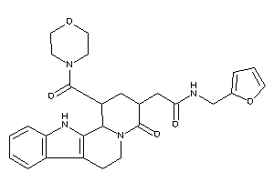 Image of N-(2-furfuryl)-2-[4-keto-1-(morpholine-4-carbonyl)-2,3,6,7,12,12b-hexahydro-1H-pyrido[2,1-a]$b-carbolin-3-yl]acetamide