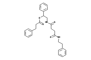 3-phenylpropionic Acid [2-[[4-keto-4-(phenethylamino)butanoyl]amino]-1-phenyl-ethyl] Ester