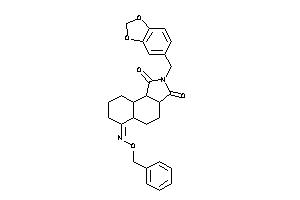 Image of 6-benzyloximino-2-piperonyl-4,5,5a,7,8,9,9a,9b-octahydro-3aH-benzo[e]isoindole-1,3-quinone