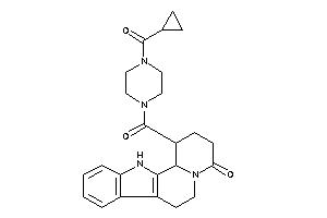 Image of 1-[4-(cyclopropanecarbonyl)piperazine-1-carbonyl]-2,3,6,7,12,12b-hexahydro-1H-pyrido[2,1-a]$b-carbolin-4-one