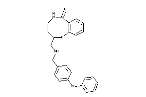 2-[[(4-phenoxybenzyl)amino]methyl]-2,3,4,5-tetrahydro-1,5-benzoxazocin-6-one