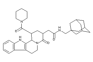 N-(1-adamantylmethyl)-2-[4-keto-1-(piperidine-1-carbonyl)-2,3,6,7,12,12b-hexahydro-1H-pyrido[2,1-a]$b-carbolin-3-yl]acetamide