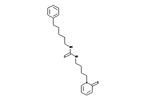 1-[4-(2-keto-1-pyridyl)butyl]-3-(5-phenylpentyl)urea