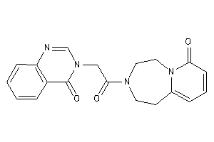 Image of 3-[2-(4-ketoquinazolin-3-yl)acetyl]-1,2,4,5-tetrahydropyrido[2,1-g][1,4]diazepin-7-one
