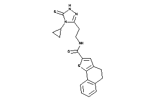 N-[2-(4-cyclopropyl-5-thioxo-1H-1,2,4-triazol-3-yl)ethyl]-4,5-dihydrobenzo[g]benzothiophene-2-carboxamide